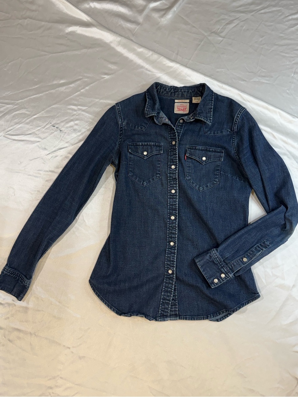 Levi's Indigo Blue Denim Button-Down Shirt